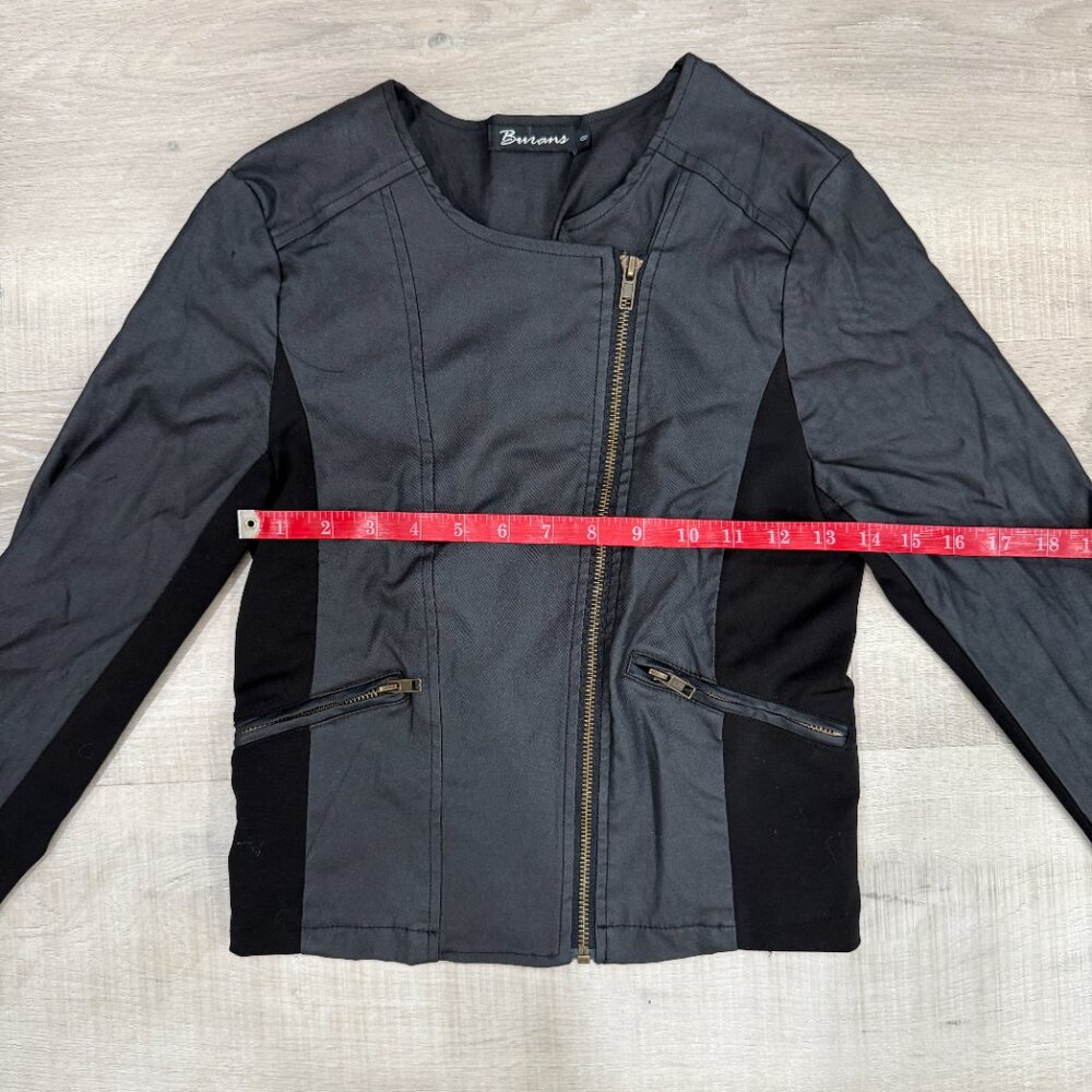 Panelled Moto Jacket - Picture 3 of 6